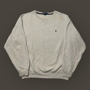 Vintage 90’s Polo Ralph Lauren Grey/Navy Sweatshirt